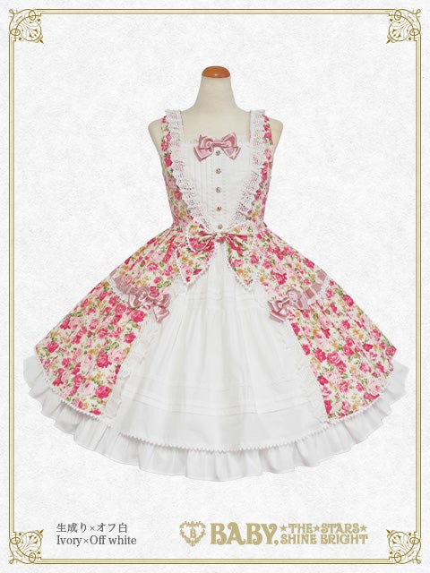 BABY THE STARS SHINE BRIGHT 花柄ティアードスカート Floral Gardenia JSK by Baby, the Stars Shine Bright