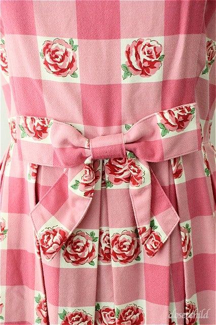 Block Check Rose JSK by Emily Temple Cute