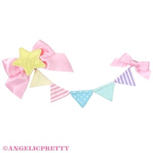 Happy Garland Mini Brooch (2025) by Angelic Pretty