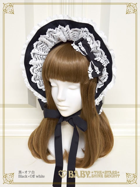 Torchon Lace Full Bonnet (2021) by Baby, the Stars Shine Bright