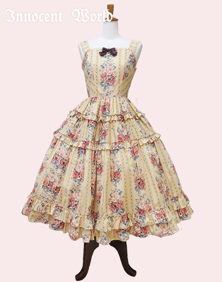 Old English Rose JSK by Innocent World