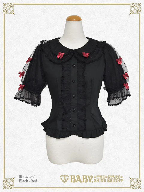 ♡Lucy♡さま専用 Little Kitten Lucy ♡ Dot Tulle Blouse by Baby, the Stars Shine Bright