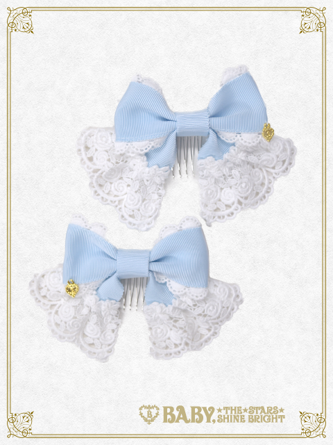 Rose Lace Ribbon Comb (2018) by Baby, the Stars Shine Bright