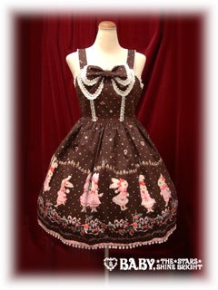 Milk-chan and Snow Strawberry Ribbon JSK by Baby, the Stars Shine