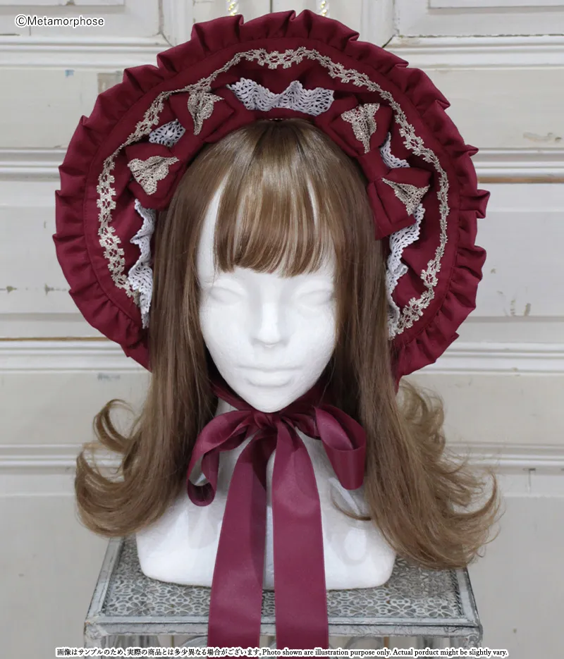 poteさま　sister janeBowRuffleOnepiece別注リボン Maiden Ribbon Bonnet by Metamorphose Temps de Fille