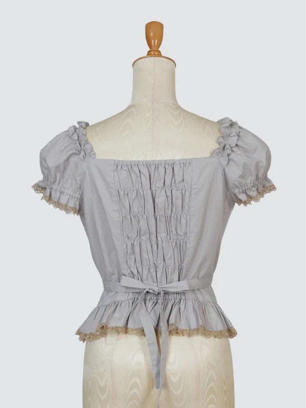 Victorian maiden ノーブルレースパフスリーブブラウス Victorian