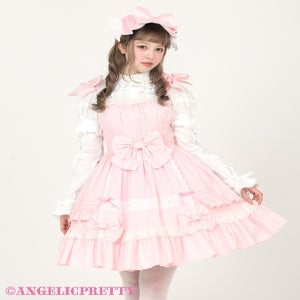 し*な様 リボンシャーリングジャンパースカート Angelic Pretty C42ZQYbZuzhTHieueIAHmbCBrF1O0d