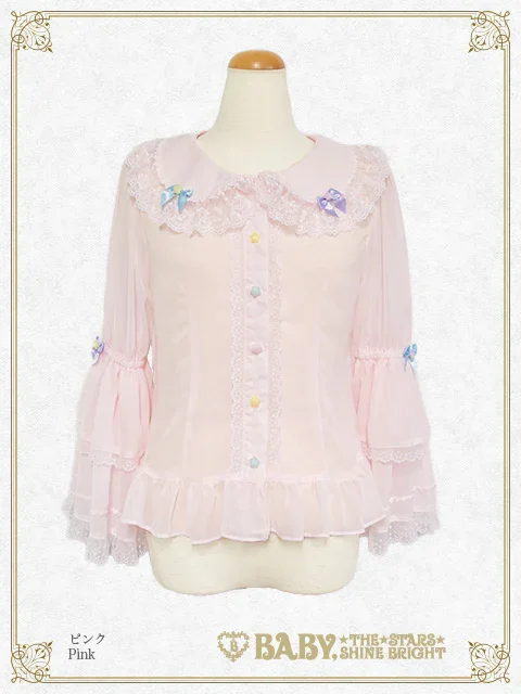 BABY くみゃちゃんのキラ★キラスイーツハロウィンブラウス ラベンダー Kumya's Kira ☆ Kira Sweets Halloween Blouse by Baby, the Stars