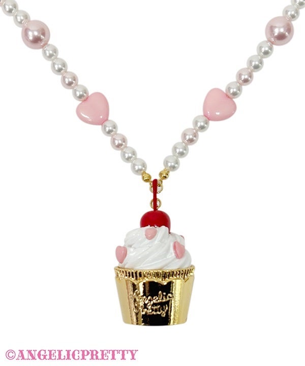 Rei2点 Fancy Cupcake Necklace by Angelic Pretty
