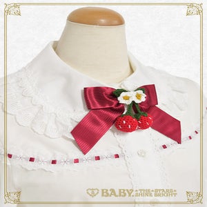 Swinging Strawberry Garden Long Sleeve Blouse by Baby, the Stars