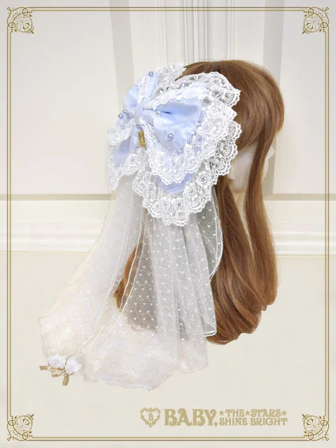 Mariée de Kumya♥ ~Special Gift of Heart~ Ribbon Veil Barrette
