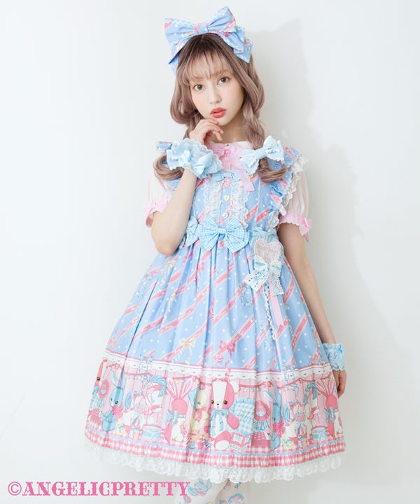 アンジェリックプリティ MELODY TOYS JSK ＋カチューシャset Melody Toys High Waist JSK (2022) by Angelic Pretty