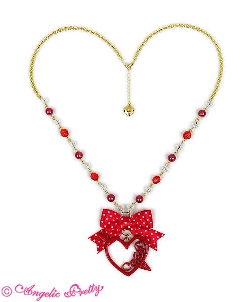 Logo Heart Arrow Necklace (2019 2nd Release) by Angelic Pretty