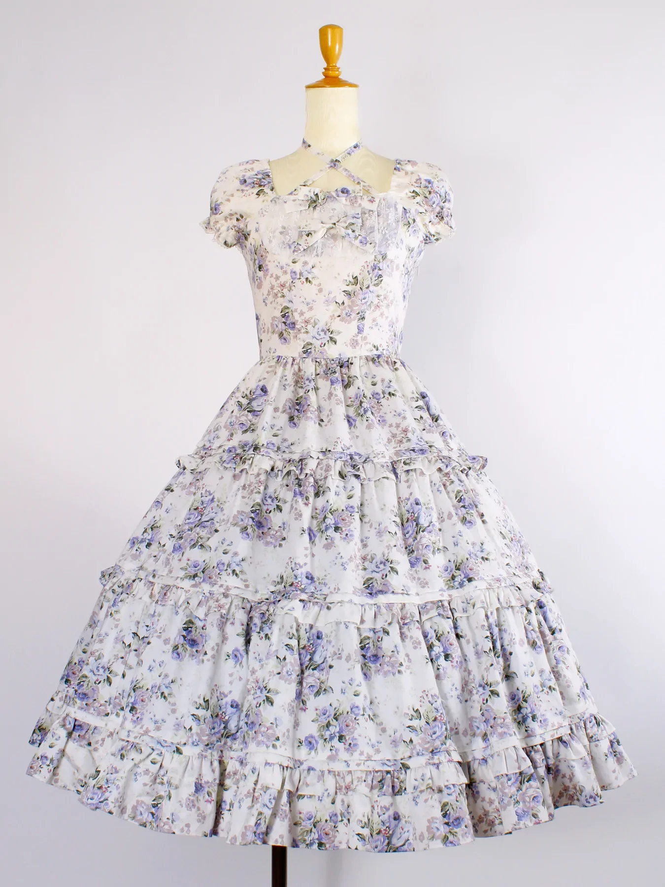 Limited Item] Tiered Long Dress by Victorian Maiden