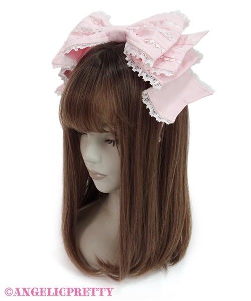 angelic pretty ミルフィーユカチューシャ　アカ Millefeuille Head Bow (2024) by Angelic Pretty