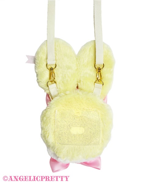 Lyrical Bunny Face Pouch (2021 2nd Release) by Angelic Pretty