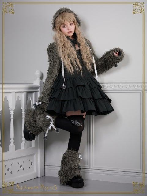 Beast Night Halloween Fur Leg Cover by Alice and the Pirates