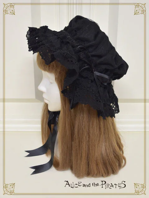 Historia Lace Frill Maid Cap by Alice and the Pirates