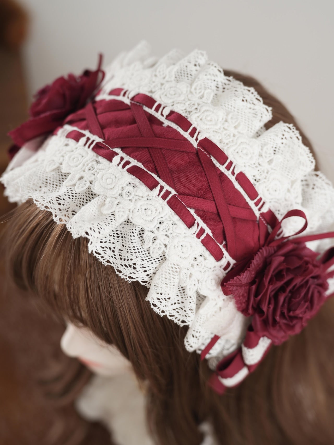 Hoshibako Works ~ Rose Lady Headdress by Chinese Indie Brand