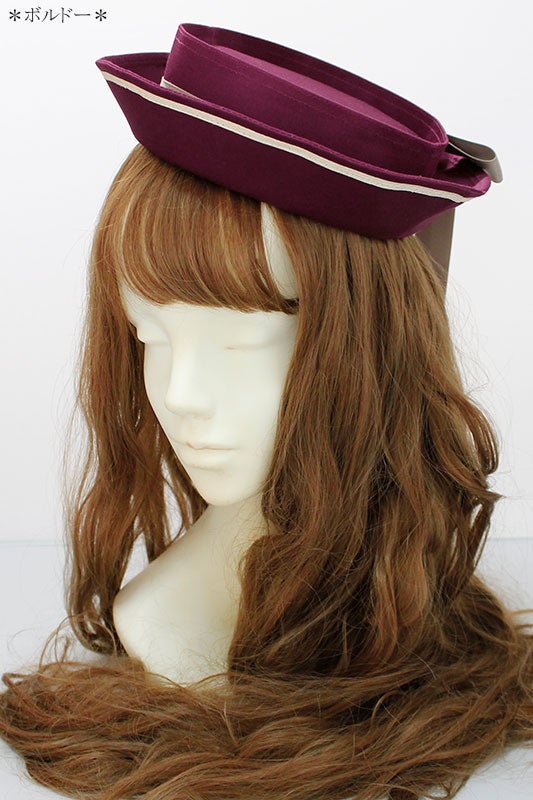 Marine Pork Pie Hat by Victorian Maiden