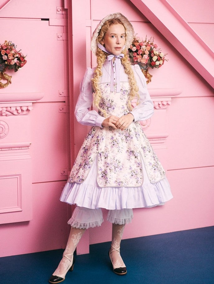 ワンピース Rococo Bouquet Oriental Doll Rococo Bouquet Oriental Doll OP by Victorian Maiden