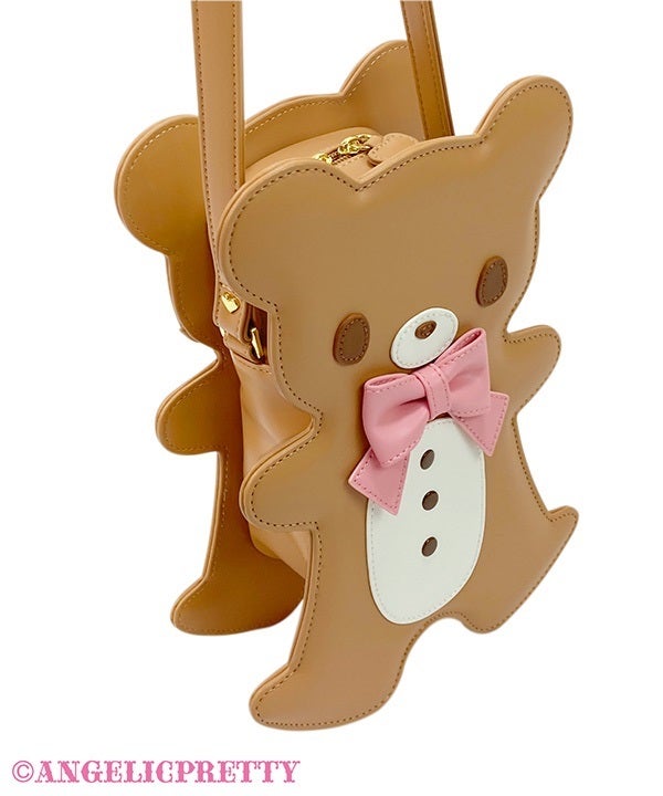 Sweet Cream Ginger Bear Shoulder Bag (2025) by Angelic Pretty