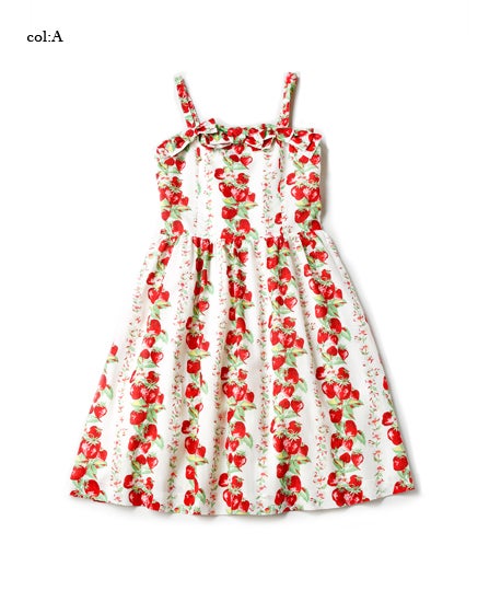 Strawberry Topiary Sundress JSK by Jane Marple