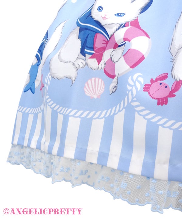激レアSailor Marine Kittenワンピ 3点セット Sailor Marine Kitten OP by Angelic Pretty