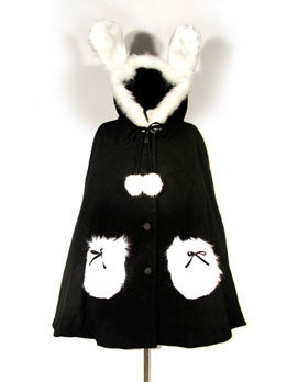 Rabbit Ear Cape Coat by MAXICIMAM