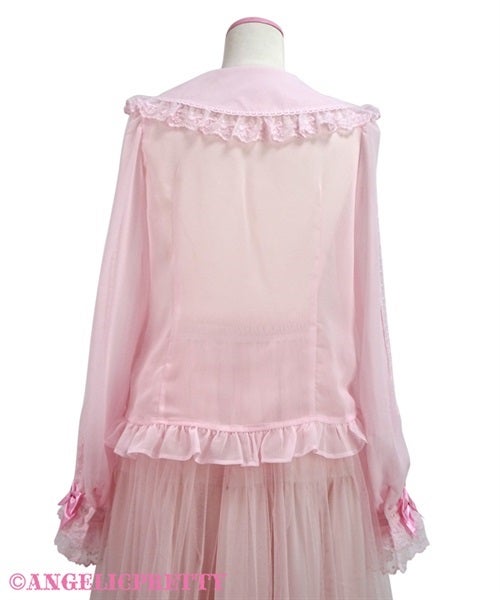 angelic pretty リボンレースブラウス　ピンク Dressy Ribbon Lace Blouse by Angelic Pretty