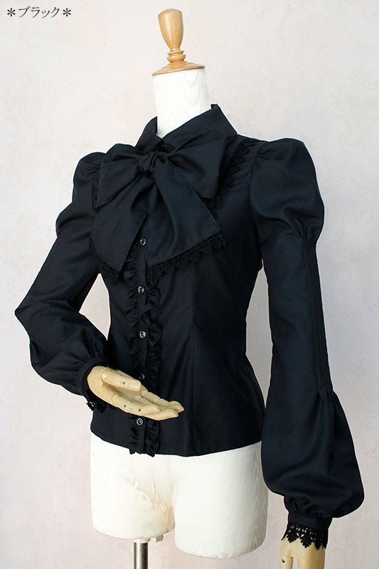 Noble Lace Intuck Blouse (2021) by Victorian Maiden