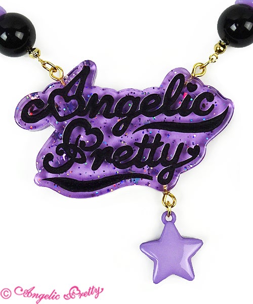 Neon Logo Necklace by Angelic Pretty