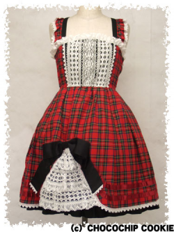 Tartan Check Ribbon JSK by Chocochip Cookie
