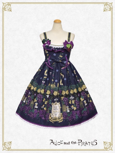 ALICE and the PIRATES 天使と密のワイナリー柄ジャンスカ Château de Nounours ~Angel's Secret Winery~ JSK II by Alice and