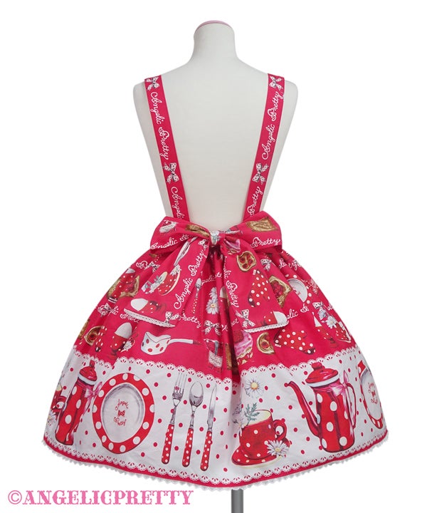MTO] French Cafe Apron-Style Skirt (2022) by Angelic Pretty