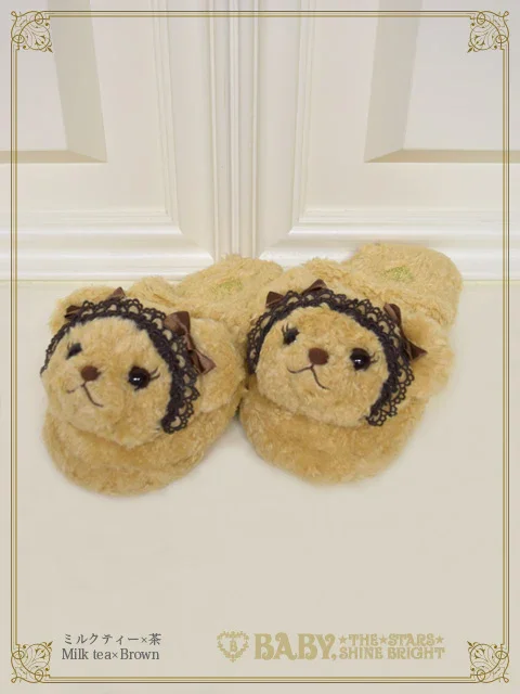 くまくみゃちゃんスリッパ Kuma Kumya Slippers (2024) by Baby, the Stars Shine Bright