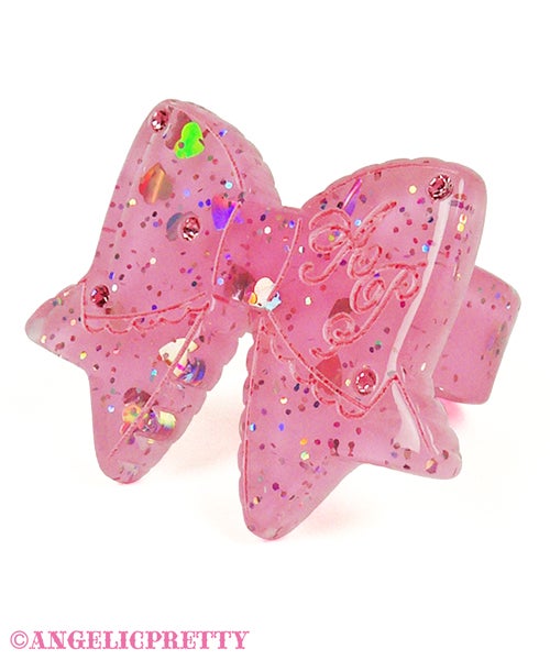 Glitter Ribbon Ring by Angelic Pretty