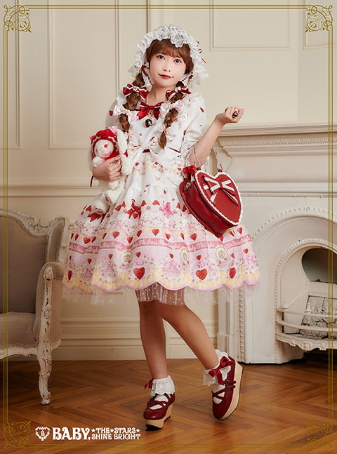 Strawberry Sweetheart Cake柄ワンピース Strawberry Sweetheart Cake OP by Baby, the Stars Shine Bright