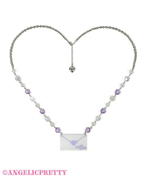 Lovely Love Letter Necklace by Angelic Pretty