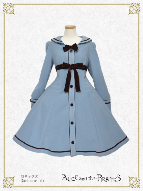 Marissa Sailor Collar Coat OP 紺色 Marissa Sailor Collar Coat OP