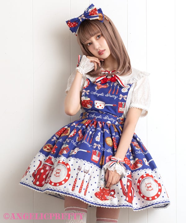 MTO] French Cafe Apron-Style Skirt (2022) by Angelic Pretty