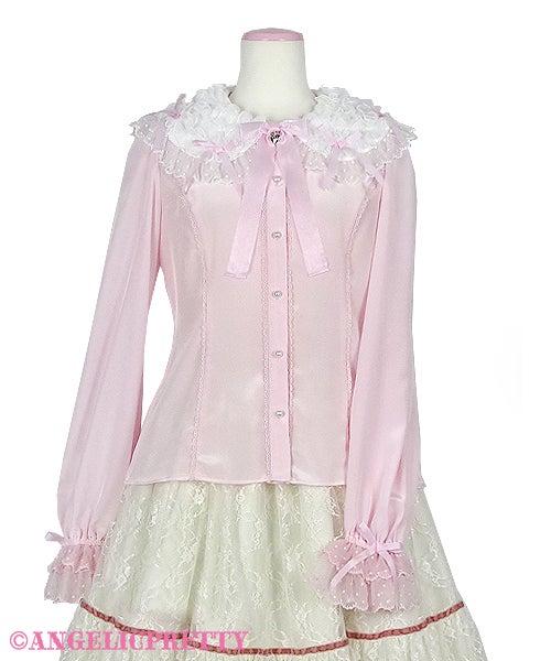 Airy Frill Blouse (2022) by Angelic Pretty