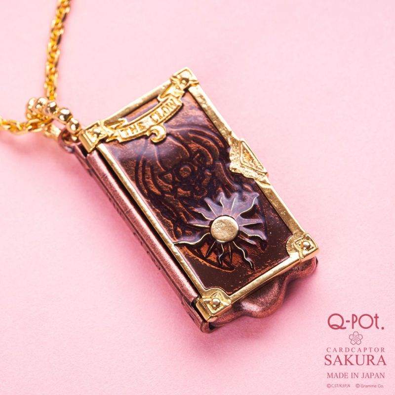 Q-pot. × カードキャプターさくら さくらのさくらカードブック ネックレス Sakura's Book of the Clow Cards Necklace 【Q-pot. × Cardcaptor