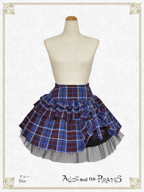 ALICE and the PIRATES スカート Tartan Check Hipbone Mini Skirt by Alice and the Pirates