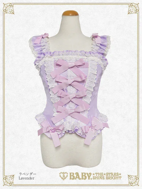 BABY THE STARS SHINE BRIGHT ハイウエスト コルセット Emmy Ribbon Corset by Baby, the Stars Shine Bright