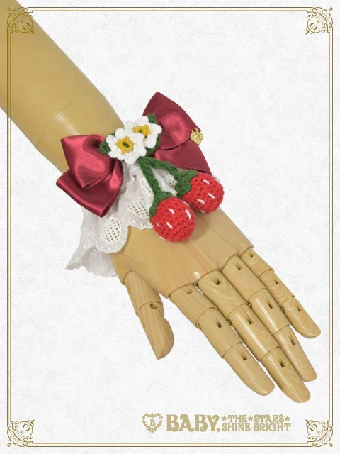Swinging Strawberry Cuffs by Baby, the Stars Shine Bright