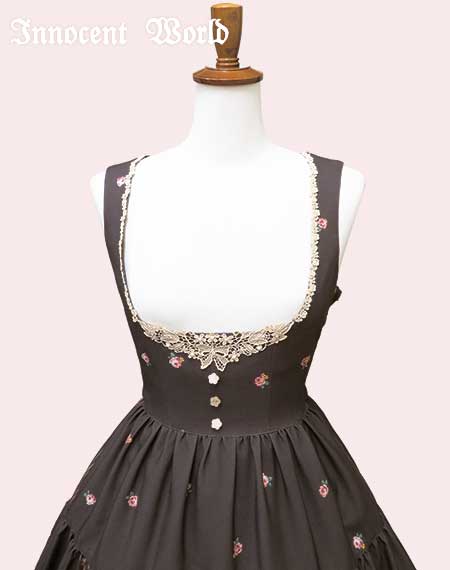 Flora the Flower Goddess Tiered JSK by Innocent World