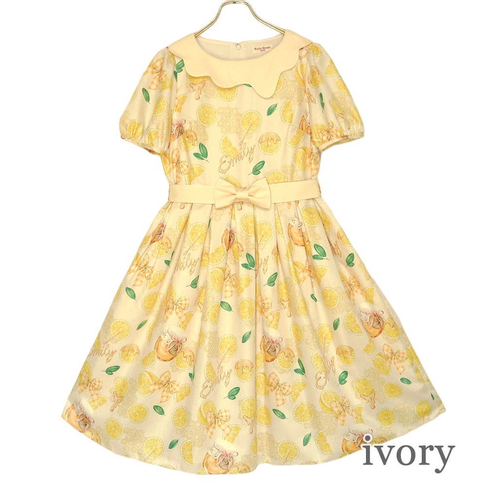 Emily Temple cute レモン柄 ワンピース Sunny Honey Lemon OP by Emily Temple Cute