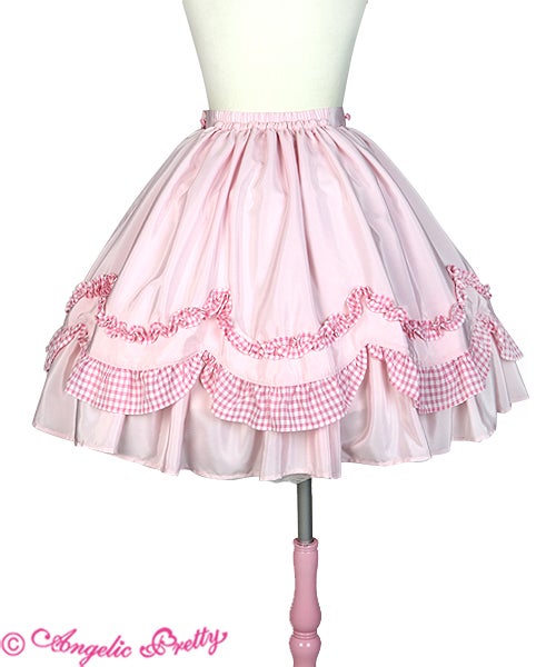 Lovely Check Skirt by Angelic Pretty