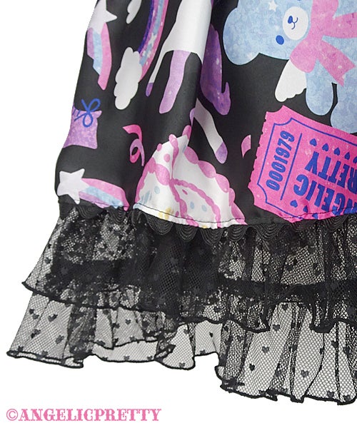 Girly Sticker Salopette by Angelic Pretty